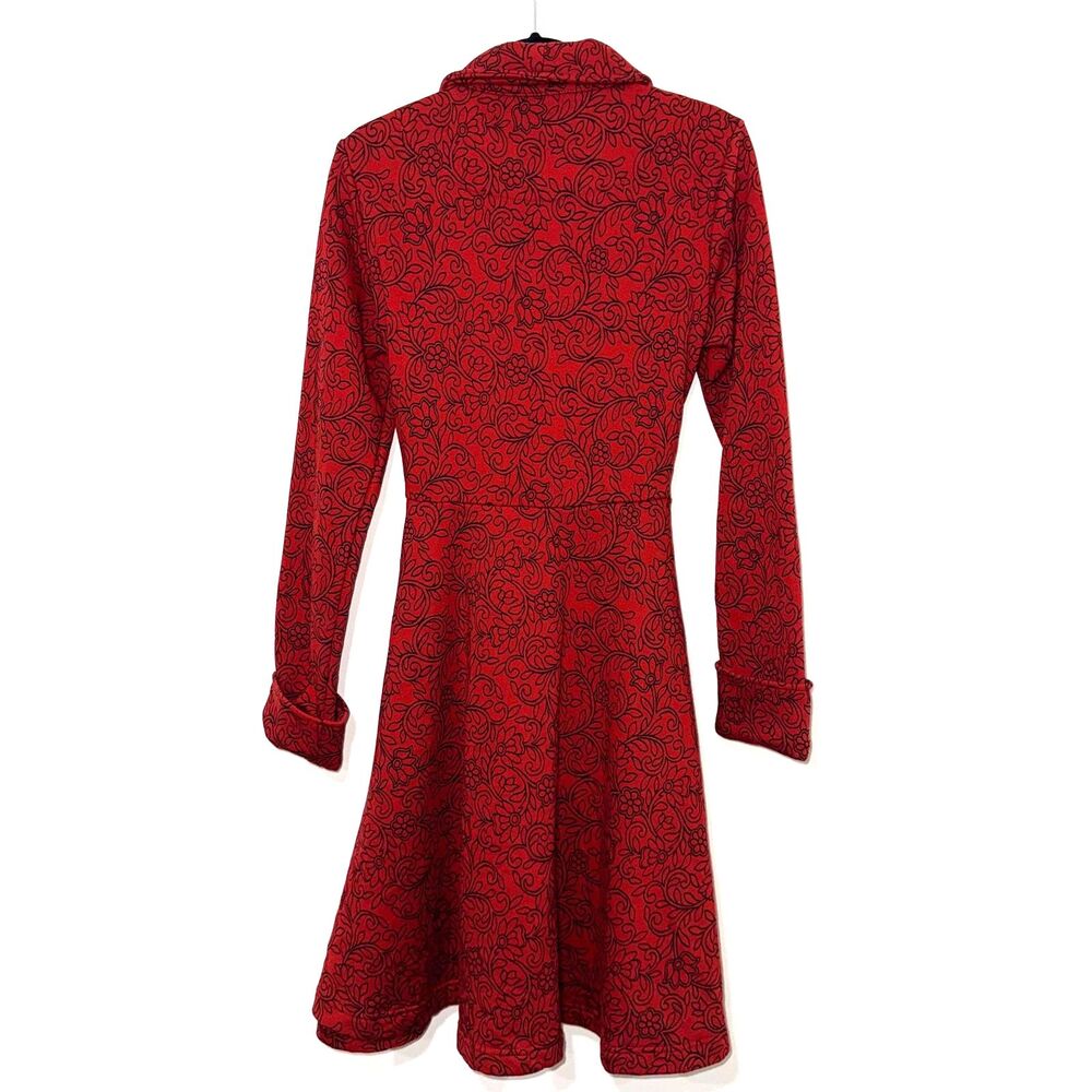 Effie’s Heart Emporium Coat Royal - Red/Black M - Picture 2 of 7